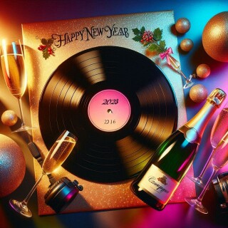 New Year musical instruments visual #12218