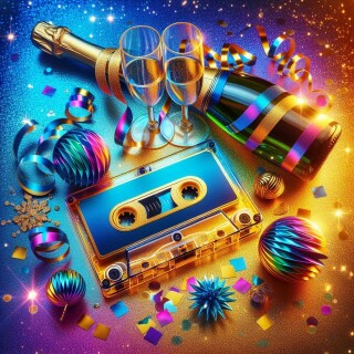 New Year musical instruments visual #12213