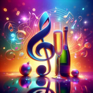 New Year musical instruments visual #12211