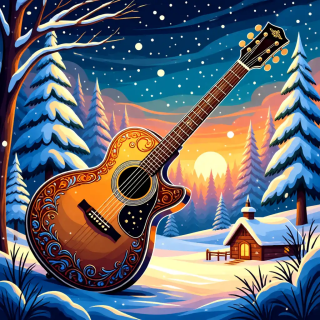 Winter musical instruments visual #12271
