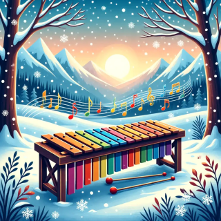 Winter musical instruments visual #12263