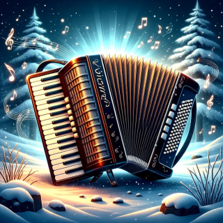 Winter musical instruments visual #12262